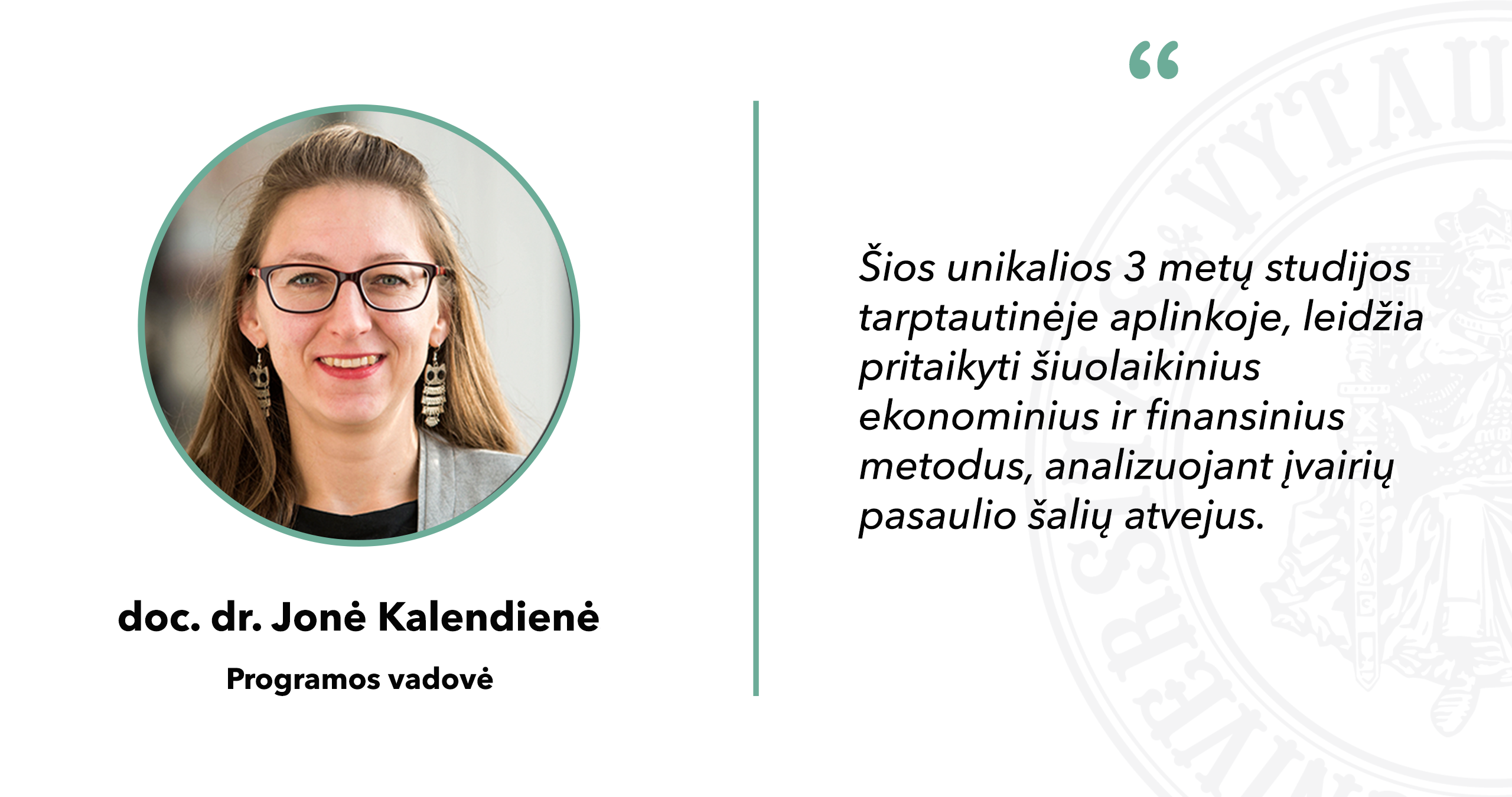 Ekonomika ir finansai VDU bakalauras atsiliepimas Kalendiene