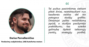 Marketingas ir pardavimai Magistro programa atsiliepimas Parvalkevičius