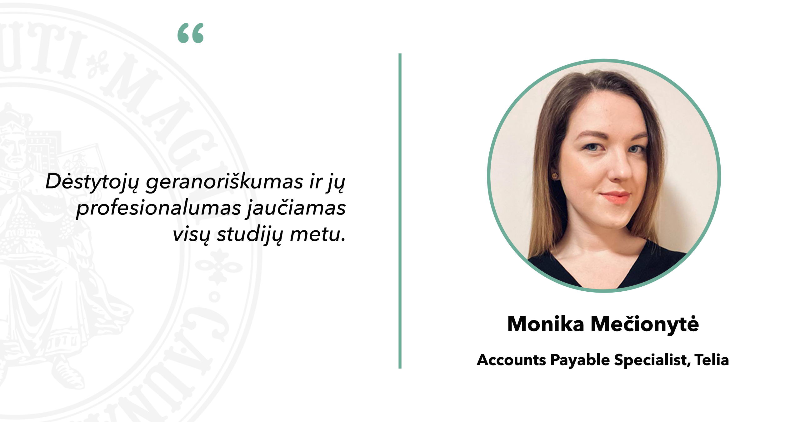 Ekonomika ir finansai VDU bakalauras atsiliepimas Mecionyte