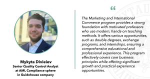 Mykyta Divieiev VMU faculty of economics and management